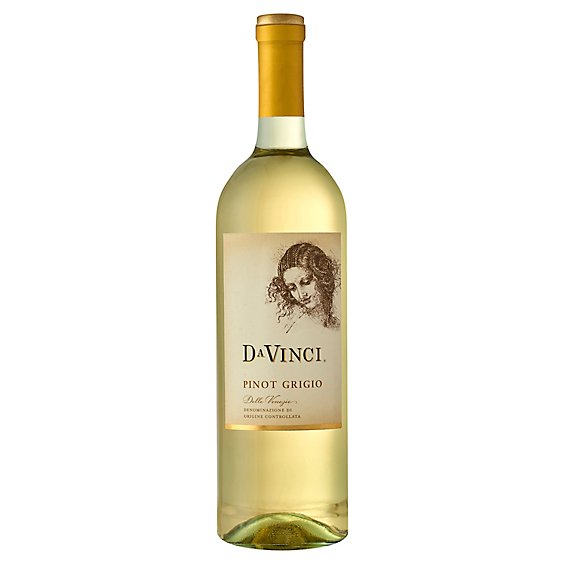 DaVinci Pinot Grigio Italian White Wine - 750 Ml
