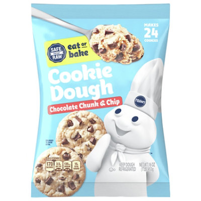 Pillsbury Ready To Bake! Cookies Chocolate Chunk & Chip 24 Count - 16 Oz