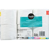 Signature Care Bathroom Tissue Premium Softly Double Roll 2-Ply Wrapper - 12 Count - Image 4