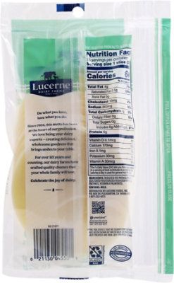Lucerne Cheese Natural Sliced Provolone Reduced Fat 2 8 Oz albertsons