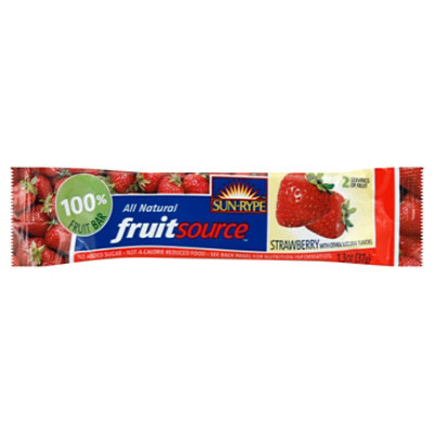 Sun-Rype Fruitsource Strawberry Bar - 1.3 Oz