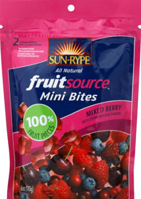 Sun-Rype 100% Fruitsource Mini Bites Mixed Berry - 6 Oz - Image 2