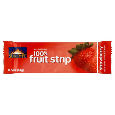 Sun-Rype 100% Fruit Strips Strawberry - .5 Oz - Image 1