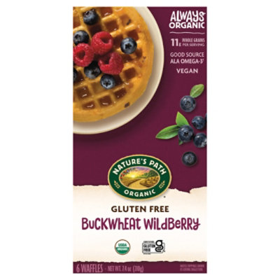 Nature's Path Organic Buckwheat Wildberry Gluten Free Waffles - 7.5 Oz - Image 3