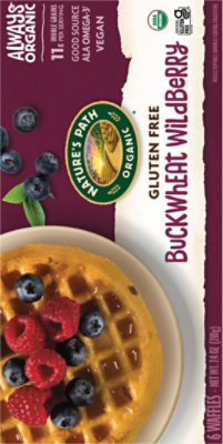 Nature's Path Organic Buckwheat Wildberry Gluten Free Waffles - 7.5 Oz - Image 6