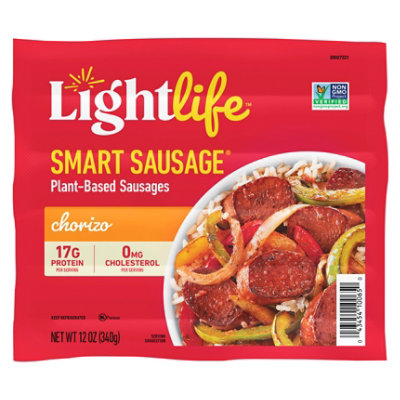 Lightlife Smart Sausage Chorizo - 12 Oz - Image 2