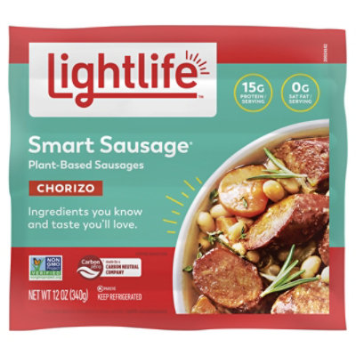 Lightlife Smart Sausages® Plant-Based Vegan Italian Sausage, 12 oz - City  Market