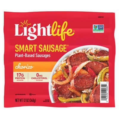 Lightlife Smart Sausage Chorizo - 12 Oz