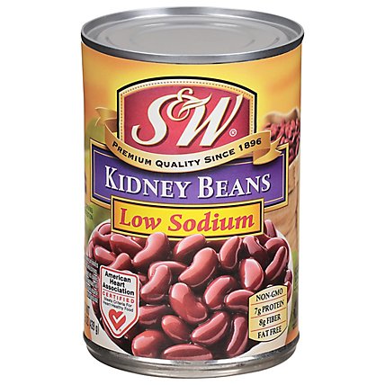 S&W Beans Kidney Low Sodium - 15.5 Oz - Image 3