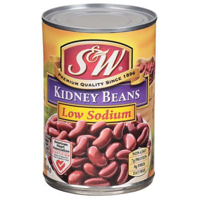 S&W Beans Kidney Low Sodium - 15.5 Oz