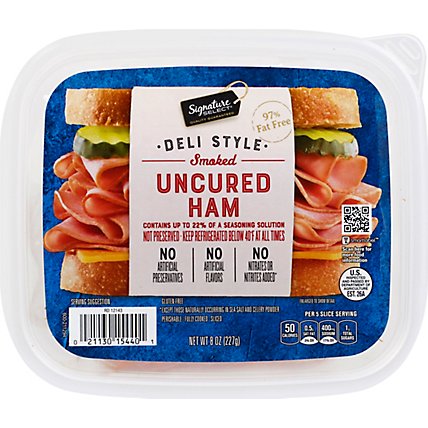 Signature Select Ham Smoked Thin Sliced 97% Fat Free - 8 Oz - Image 2