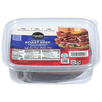Signature Select Beef Roast Thin Sliced 96% Fat Free - 7 Oz - Image 2