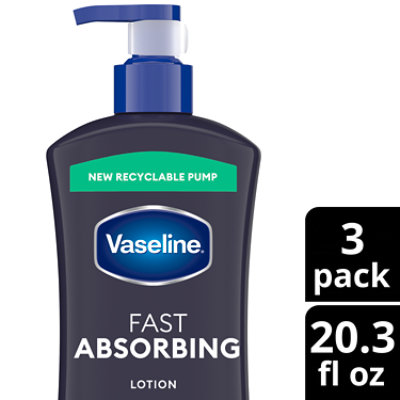 Vaseline Men Body & Face Lotion Fast Absorbing - 24.5 Fl. Oz. - Image 2