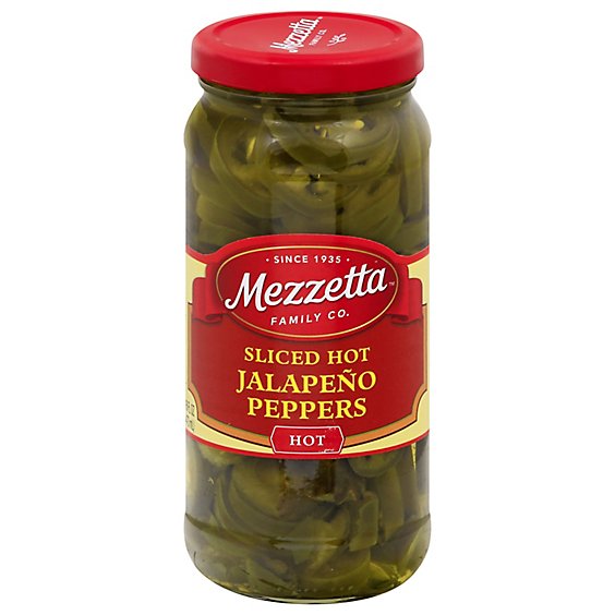 Mezzetta Peppers Jalapeno Deli-Sliced Hot - 16 Oz