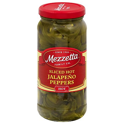 Mezzetta Peppers Jalapeno Deli-Sliced Hot - 16 Oz - Image 1