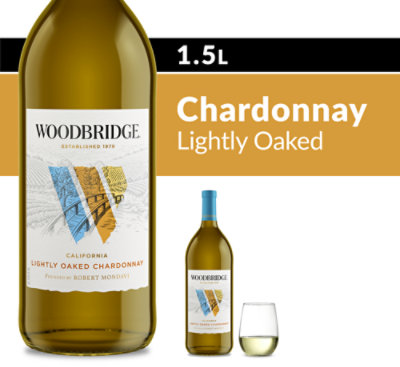 Woodbridge by Robert Mondavi Lightly Oaked Chardonnay White Wine - 1.5 Liter