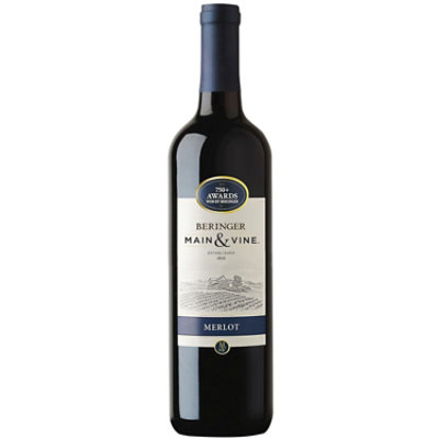 Beringer Main & Vine Merlot Red Wine - 750 Ml - Image 1