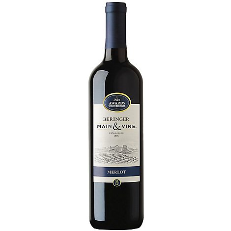 Beringer Main & Vine Merlot Red Wine - 750 Ml