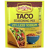 OLD EL PASO Seasoning Mix Taco Low Salt - 1 Oz - Image 2