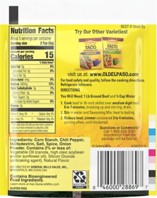 OLD EL PASO Seasoning Mix Taco - 1 Oz - Image 5