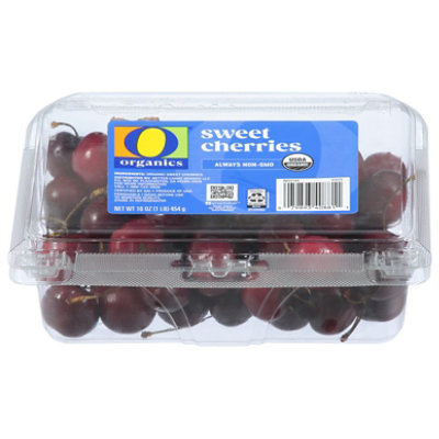 O Organics Cherries Sweet Clamshell Prepacked - 1 Lb - Image 2