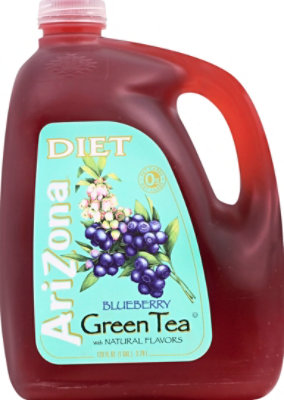 AriZona Green Tea Diet Blueberry - 128 Fl. Oz. - Image 2