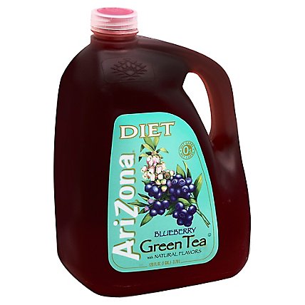 AriZona Green Tea Diet Blueberry - 128 Fl. Oz. - Image 1