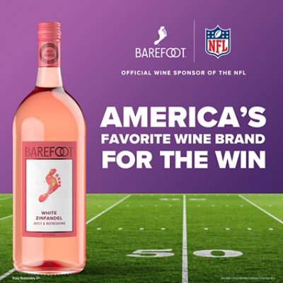 Barefoot Cellars White Zinfandel Blush Wine - 1.5 Liter - Image 2