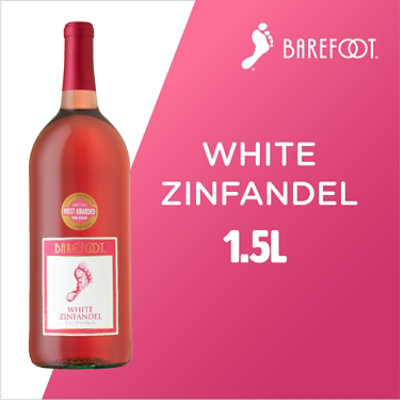 Barefoot Cellars White Zinfandel Blush Wine - 1.5 Liter - Image 3