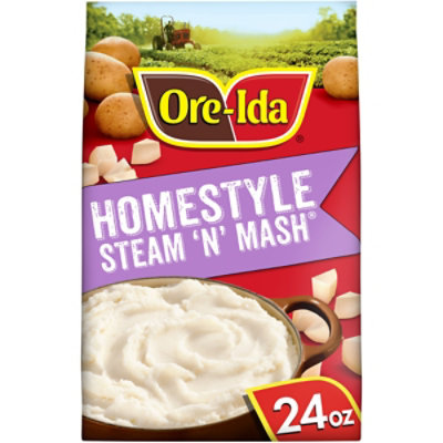 Ore-Ida Homestyle Steam N Mash Pre-Cut Russet Potatoes - 24 Oz