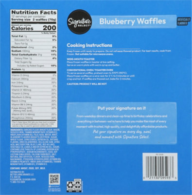 Signature SELECT Blueberry Waffles - 29.6 Oz - Image 6