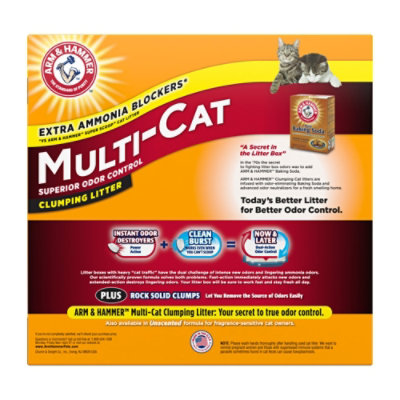 ARM & HAMMER Scented Multicat Clumping Litter Box - 20 Lb - Image 5