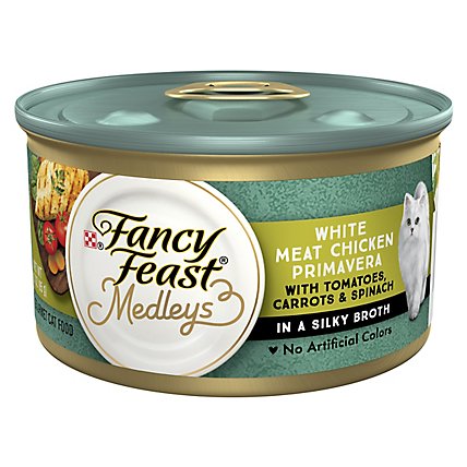Purina Fancy Feast Medleys White Meat Chicken Wet Cat Food - 3 Oz - Image 1