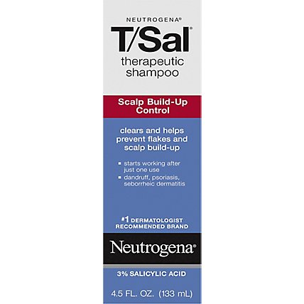 Neutrogena TSal Shampoo Therapeutic Scalp Build-Up Control - 4.5 Fl. Oz. - Image 2