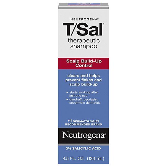 Neutrogena TSal Shampoo Therapeutic Scalp Build-Up Control - 4.5 Fl. Oz.