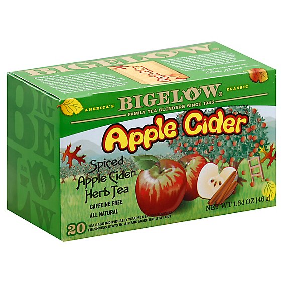 Bigelow Herbal Tea Caffeine Free Spiced Apple Cider - 20 Count