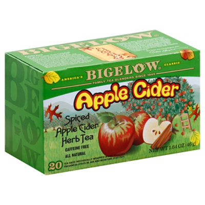 Bigelow Herbal Tea Caffeine Free Spiced Apple Cider - 20 Count
