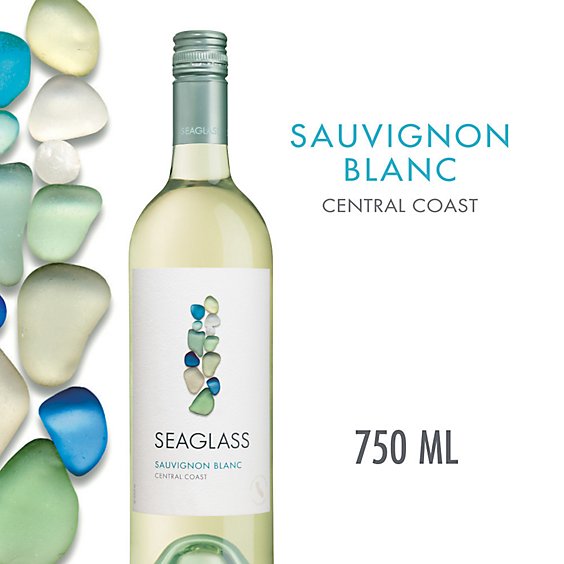 SEAGLASS Sauvignon Blanc White Wine Bottle - 750 Ml