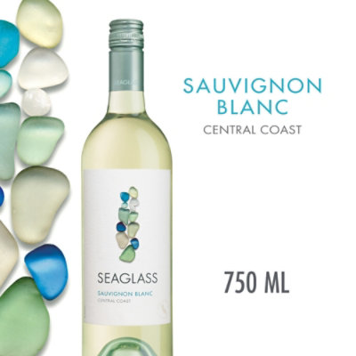 SEAGLASS Sauvignon Blanc White Wine Bottle - 750 Ml - Image 1