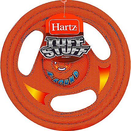 Hartz Tuff Stuff Dog Toy Flyer A-Round - Each - Image 2