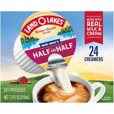 Land O Lakes Mini Moos Creamers Half & Half Singles - 24 Count - Image 2