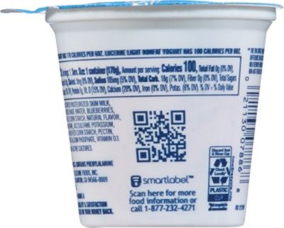 Lucerne Yogurt Nonfat Light Blueberry Flavored - 6 Oz - Image 6