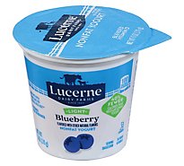 Lucerne Yogurt Nonfat Light Blueberry Flavored - 6 Oz