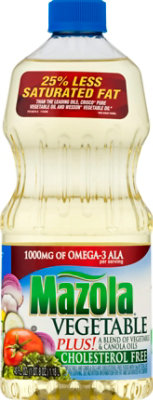 Mazola Vegetable Plus Canola Oil Cholesterol Free - 40 Fl. Oz. - Image 2