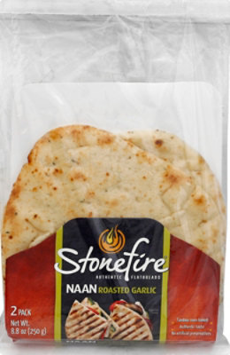 Stonefire Naan Tandoor Baked Garlic - 8.8 Oz - Image 2