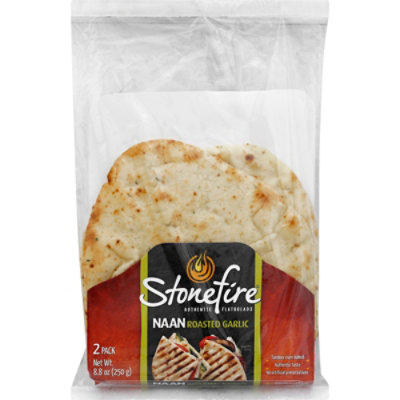 Stonefire Naan Tandoor Baked Garlic - 8.8 Oz - Image 1