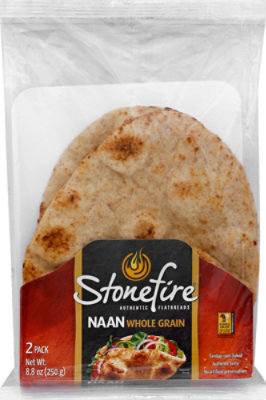 Stonefire Naan Tandoor Baked Whole Grain - 8.8 Oz - Image 2