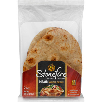 Stonefire Naan Tandoor Baked Whole Grain - 8.8 Oz - Image 1