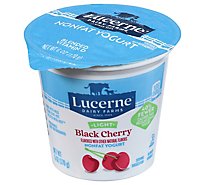 Lucerne Yogurt Nonfat Light Black Cherry Flavored - 6 Oz