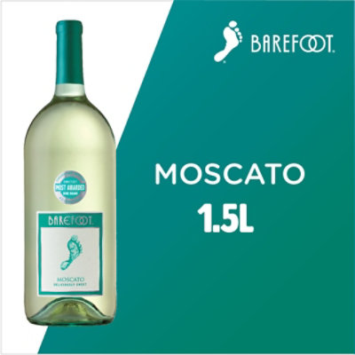 Barefoot Cellars Moscato White Wine - 1.5 Liter - Image 1